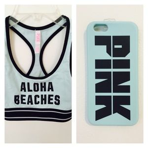 Vs PINK sports bra and iPhone 6/6s case BUNDLE