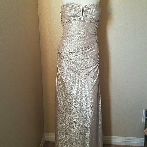 Gorgeous silver rhinestone dress