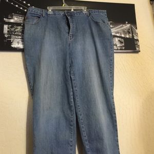 Blue jeans. Cute & comfy.