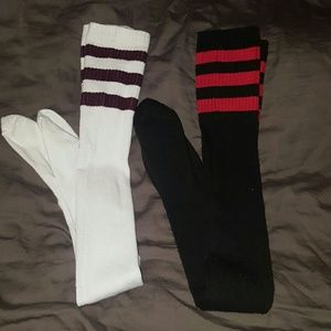 Over the knee high socks