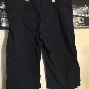 Woman within black jean capris