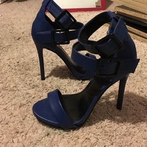 Blue 4in Charlotte Russe Heels size 6