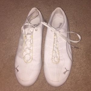 Puma white sneakers