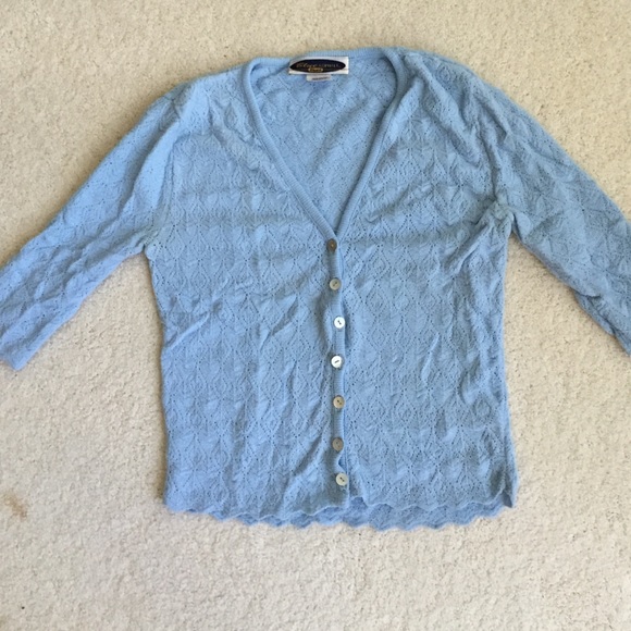 Blue Cardigan