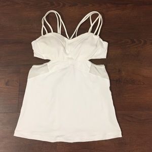 Lululemon white tank top
