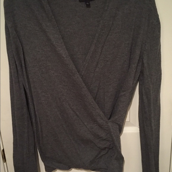 The Limited Sweaters - The limited grey sweater top