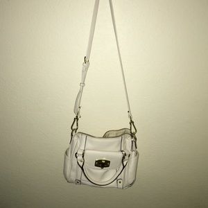 Creme colored purse
