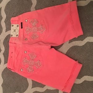 Pink Miss Me shorts size 27.