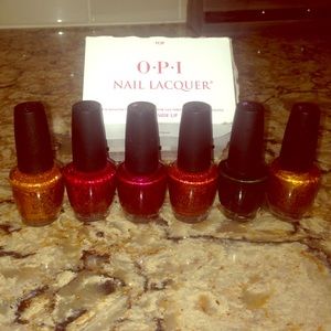6 brand new OPI nail polish