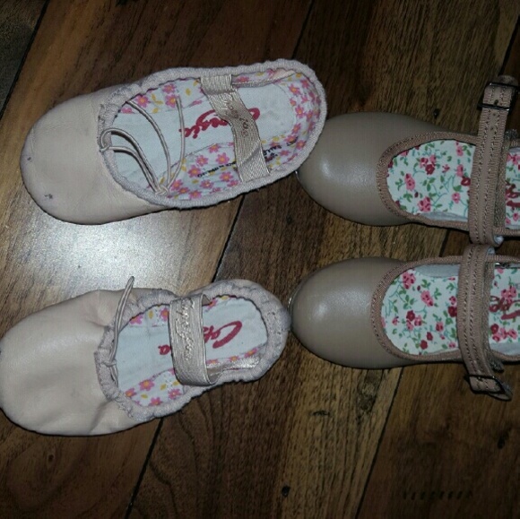 Ballet and tap shoes