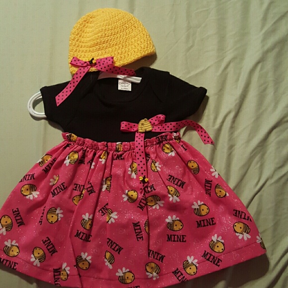 Bee mine onesie dress