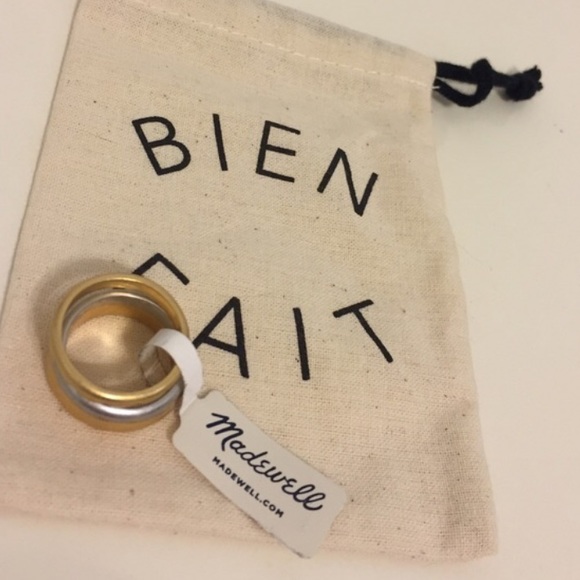 Madewell Stacking Ring Set of 3 - Picture 3 of 3