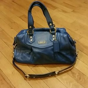 Blue Coach Bag