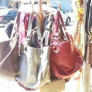 Purses ( Dark Brown, Silver, Red)