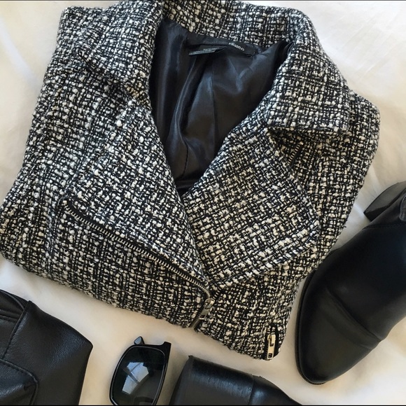 Ellison Jackets & Blazers - ❤Ellison Tweed Moto Jacket