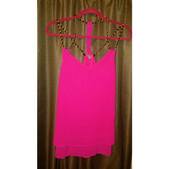 Pink highlighter shirt!