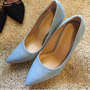 Reposhed 🔃 Denim stiletto heels