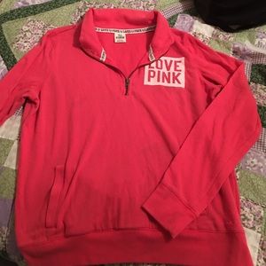 PINK half zip
