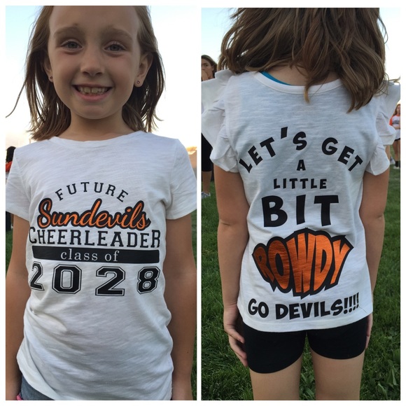 Personalized Future Cheerleader shirt - Picture 1 of 1