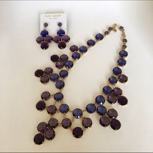 Kate Spade matching necklace and earring set