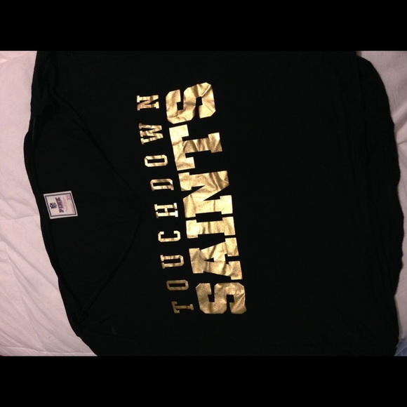PINK "Touchdown Saints" crop top