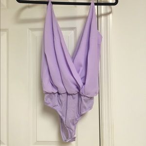 Purple bodysuit