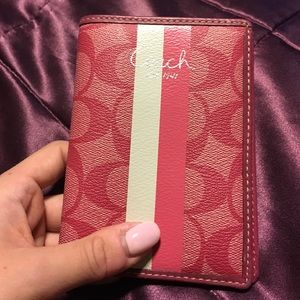 Coach passport holder