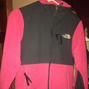 North Face Denali- limited edition gray&pink