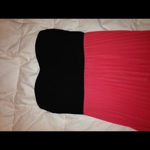 Pink & Black Dress