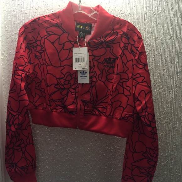 Adidas crop jacket. Size Small.
