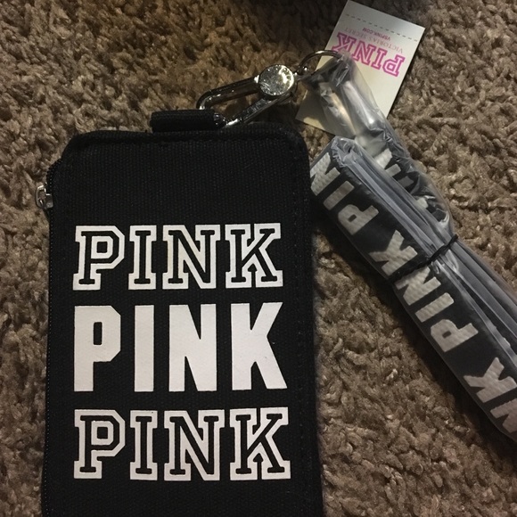 Pink lanyard
