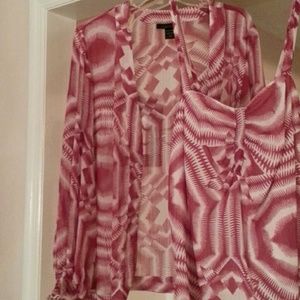 💕REDUCED💕  ASHLEY STEWART 2pc Blouse set