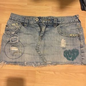 Roxy denim skirt