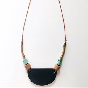 Modern, tribal necklace