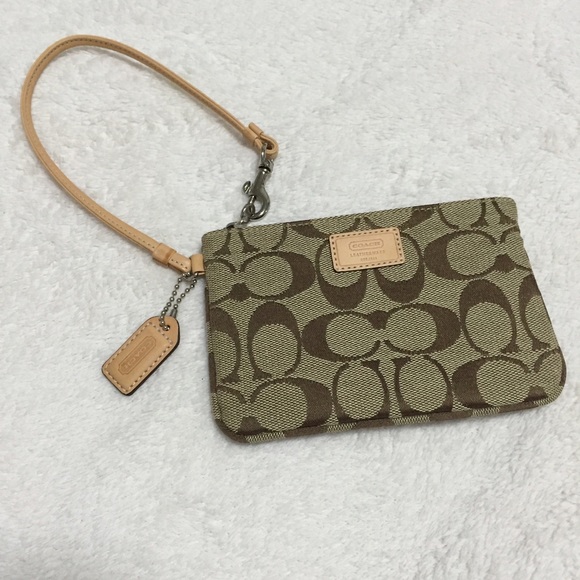Coach Signature Collection Wristlet