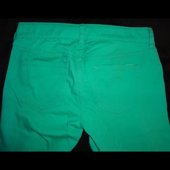 Green Denim Legging / Jegging - Picture 3 of 4