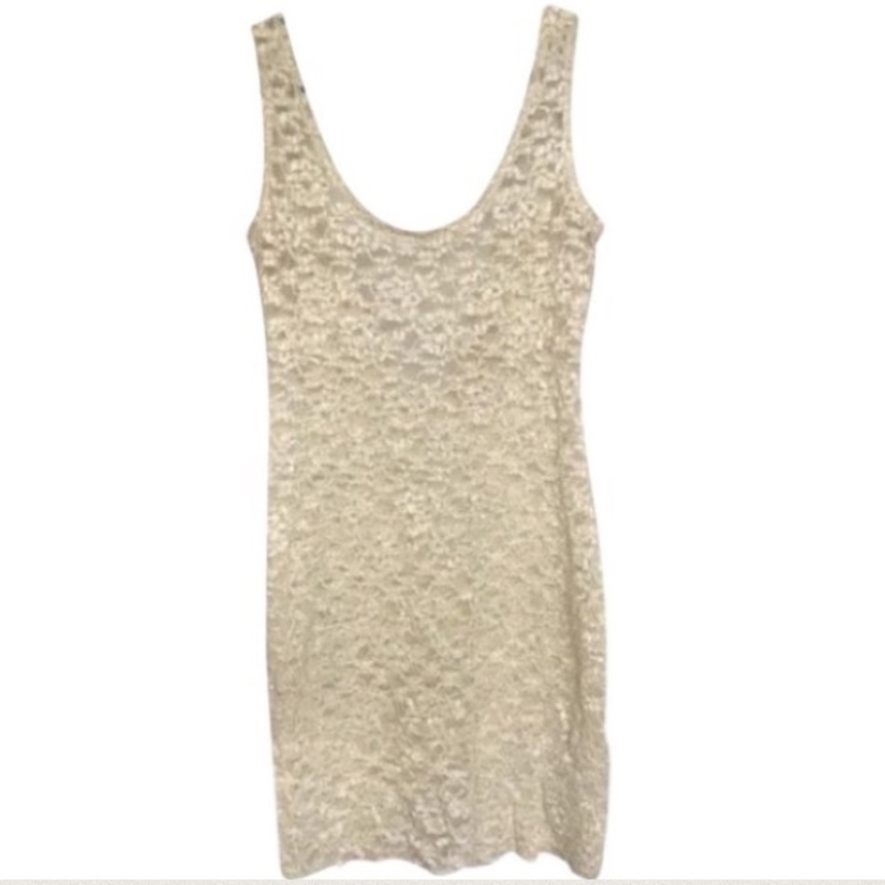 Vintage Victoria's Secret gold label lace dress