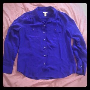 J. Crew blouse. 100% silk