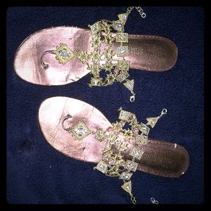 Colin Stuart Roman, Embellished Sandals