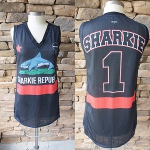 Blackmilk Clothing Sharkie Shooter jersey