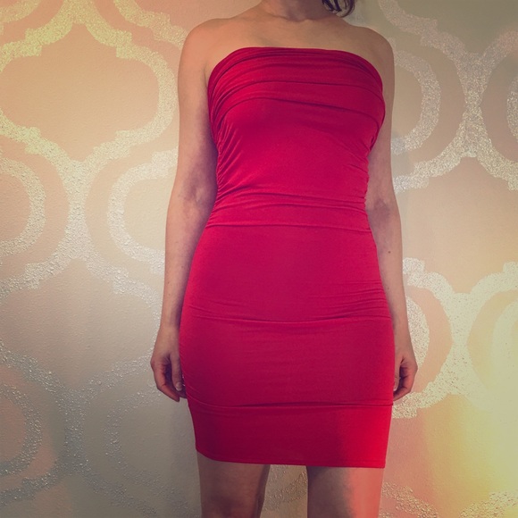 Victoria's Secret convertible red dress