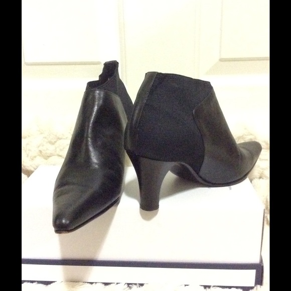 Black Ankle leather boots - Picture 4 of 4