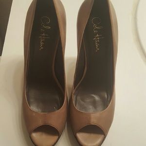 Peep toe heels