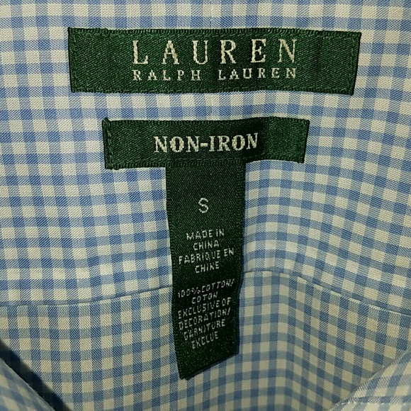 BNWOT! Lauren Ralph Lauren Checkered Button Down - Picture 2 of 3