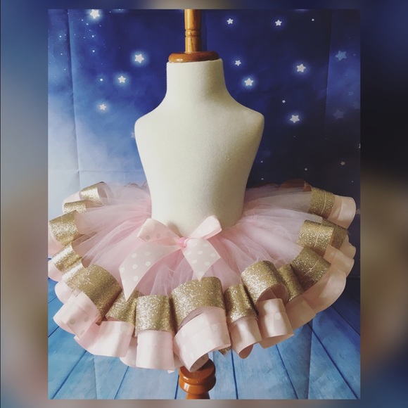 Minnie Mouse ribbon trim tutu, tutu - Picture 3 of 3