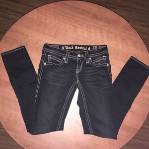 Rock Revival Skinny Black Jean