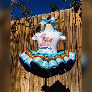 Rainbow dash tutu, Alice in wonderland tutu