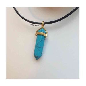 💙 Turquoise Crystal Choker 💙