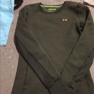 Green under armour sweatshirt