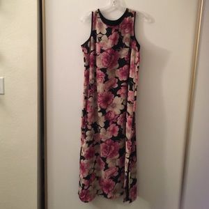 Dress with black jacket